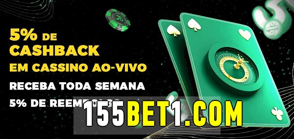 Promoções do cassino ao Vivo 155bet 